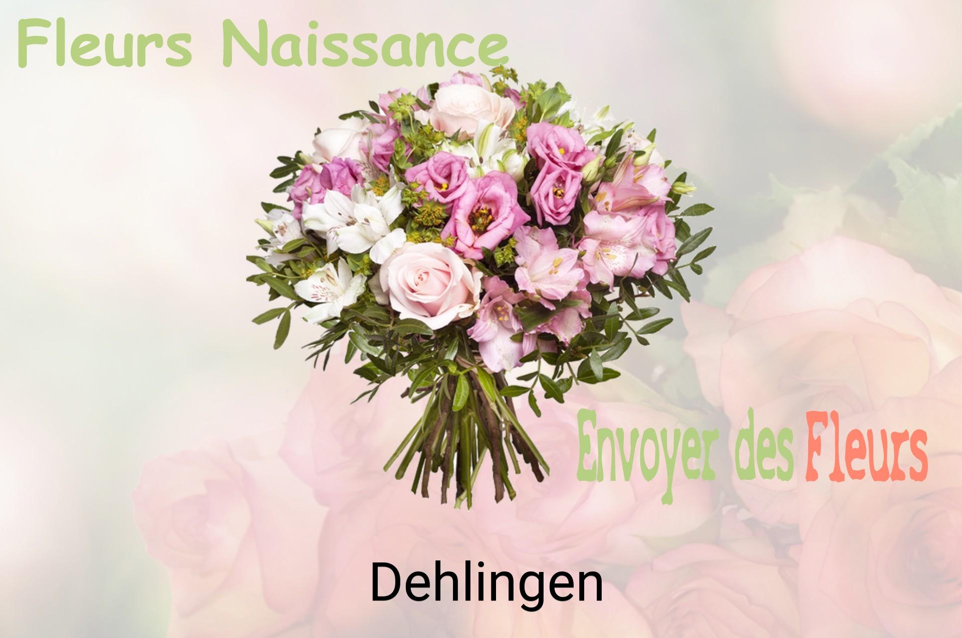 Bouquet de fleurs de naissance livré à Dehlingen